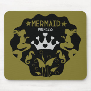Alfombrilla De Ratón Princesa Sirena Niña