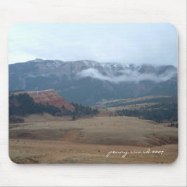 Alfombrilla De Ratón Principal camino apartado Wyoming Mousepad de José