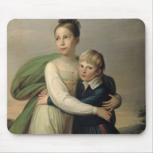 Alfombrilla De Ratón Príncipe Albrecht y princesa Louise, c.1817