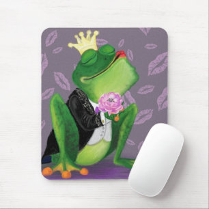 Alfombrilla De Ratón Príncipe de la rana - Beso