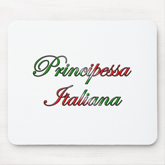 Alfombrilla De Ratón Principessa Italiana (princesa italiana) (Frente)
