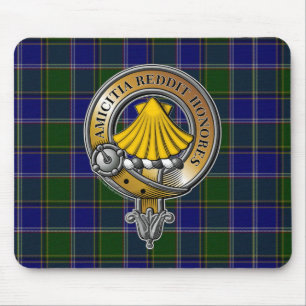 Alfombrilla De Ratón Pringle Tartan & Badge