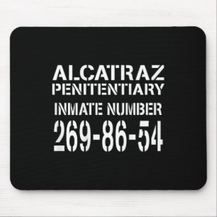 Alfombrilla De Ratón Prisión de Alcatraz Funny Preso Costume Halloween