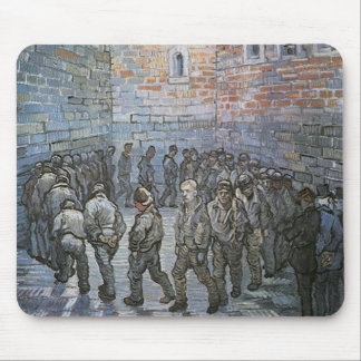 Alfombrilla De Ratón Prisioneros ejerciendo por Vincent van Gogh