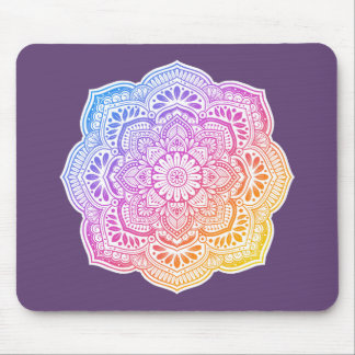 Alfombrilla De Ratón Prism Flower Mandala Mousepad