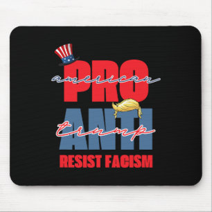 Alfombrilla De Ratón Pro América Anti Trump 