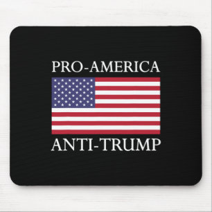 Alfombrilla De Ratón Pro-América Anti-Trump - Resistir Bandera American