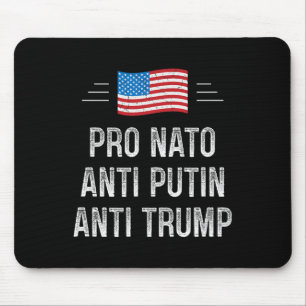 Alfombrilla De Ratón Pro OTAN - Anti Putin - Anti Trump - Estilo Retro