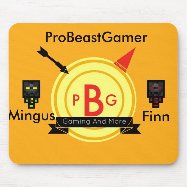 Alfombrilla De Ratón ProBeastGamer MousePad (Frente)