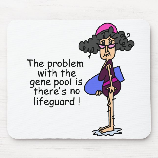 Alfombrilla De Ratón Problema con la reserva genética (Frente)