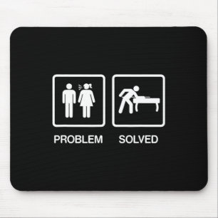 Alfombrilla De Ratón Problema Resuelto Funny Pool Billiards Player T Sh