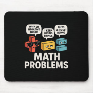Alfombrilla De Ratón Problemas Matemáticos Símbolos Gracioso Profesor D