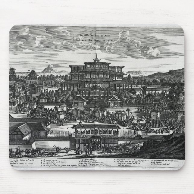 Alfombrilla De Ratón Procesión de Macao, un ilustracion (Frente)