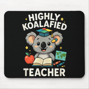 Alfombrilla De Ratón Profesor Altamente Koalificado - Oso Koala Diverti