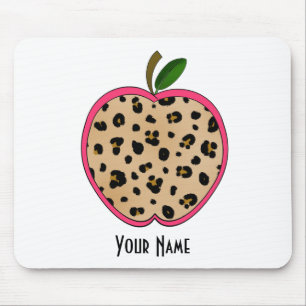 Alfombrilla De Ratón Profesor de Apple del estampado leopardo