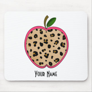 Alfombrilla De Ratón Profesor de Apple del estampado leopardo