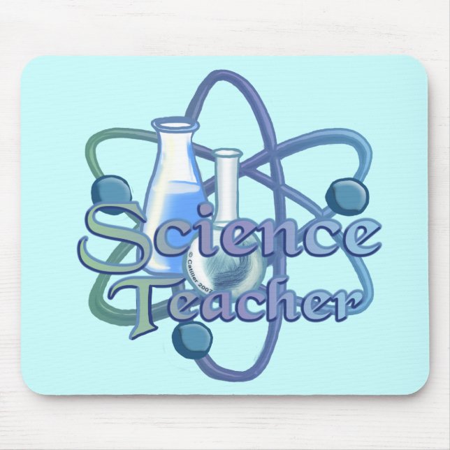 Alfombrilla De Ratón Profesor de Ciencias (Frente)