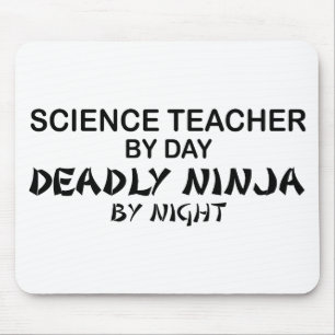 Alfombrilla De Ratón Profesor de ciencias Ninja mortal