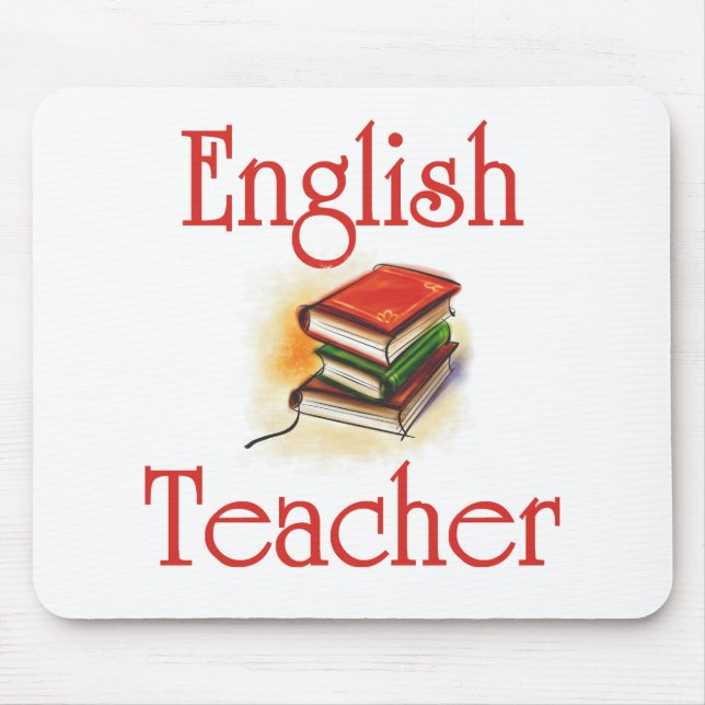 Alfombrilla De Ratón Profesor de inglés Mousepad (Frente)