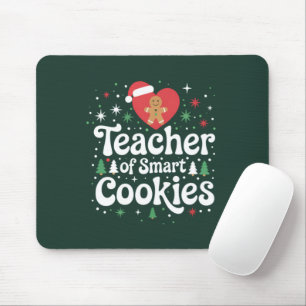 Alfombrilla De Ratón Profesor de Navidad de Galletas Inteligentes