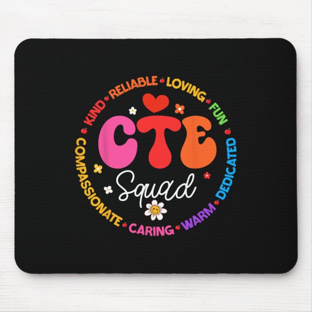 Alfombrilla De Ratón Profesor Groovy Cte Squad De vuelta al cole Profes (Frente)
