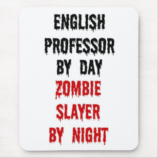 Alfombrilla De Ratón Profesor inglés Zombie Slayer