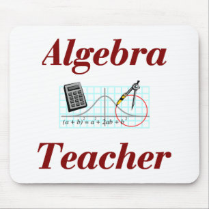 Alfombrilla De Ratón Profesor Mousepad de la álgebra