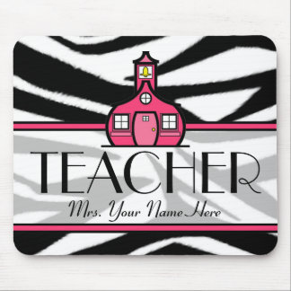 Alfombrilla De Ratón Profesor Mousepad - estampado de zebra