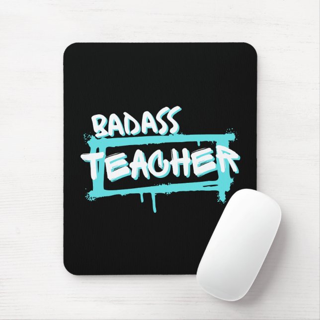 Alfombrilla De Ratón Profesora de Badass, regalos para profesores (Con ratón)