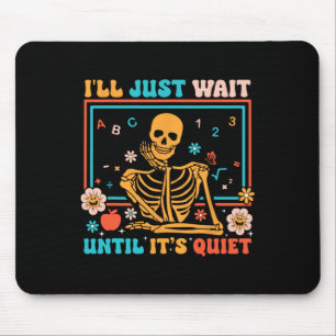 Alfombrilla De Ratón Profesora de Skeleton Halloween Vestidos Hombres