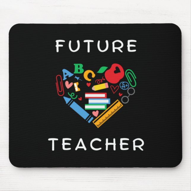 Alfombrilla De Ratón Profesora Futuro (Frente)