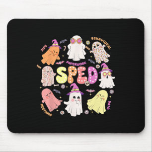 Alfombrilla De Ratón Profesora Halloween Spooky Equipo de Educación Esp