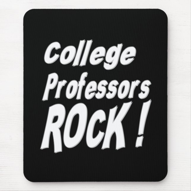 Alfombrilla De Ratón ¡Profesores Rock de la universidad! Mousepad (Frente)