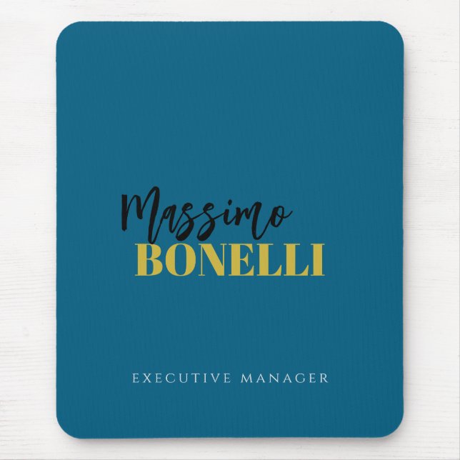 Alfombrilla De Ratón Professional elegant modern minimalist plain (Frente)