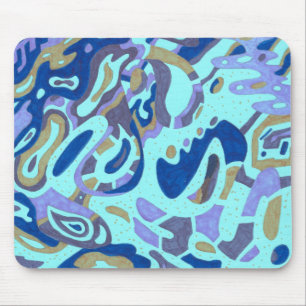 Alfombrilla De Ratón Profundo es el océano, abstracto original