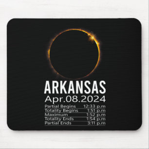 Alfombrilla De Ratón Programa total de eclipse solar 8 de abril de 2024