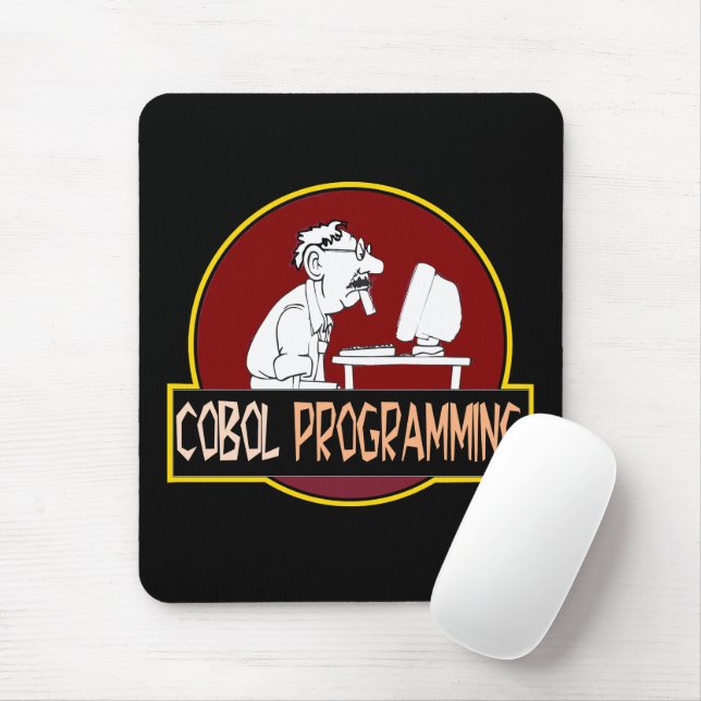 Alfombrilla De Ratón Programador de COBOL - Leyenda de la codificación  (Con ratón)