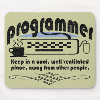 Alfombrilla De Ratón Programador divertido