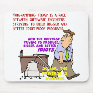 Alfombrilla De Ratón Programadores contra el universo (1)