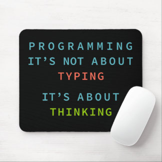 Alfombrilla De Ratón Programming Mindset Quote for Coders & Developers