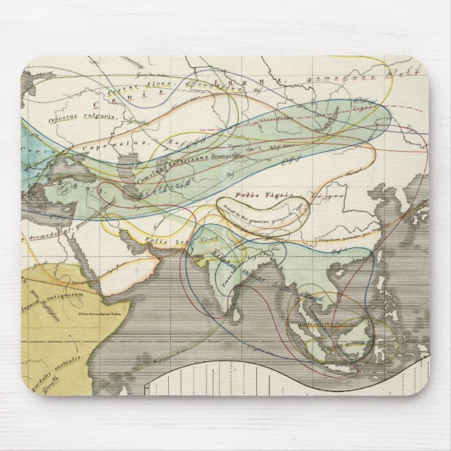 Alfombrilla De Ratón Proliferación de animales de mamífero, Europa Asia (Frente)