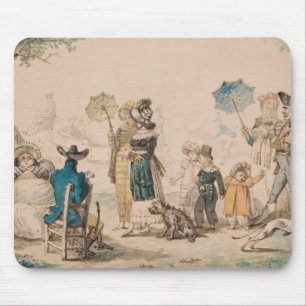 Alfombrilla De Ratón "promenade" en el Champs-Elysees, 1811