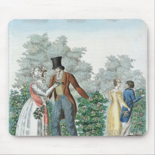 Alfombrilla De Ratón "promenade" en los Fontenay-aux.-Rosas