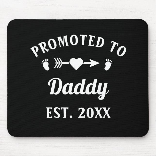 Alfombrilla De Ratón Promocionado al Día del Padre Papi (Frente)