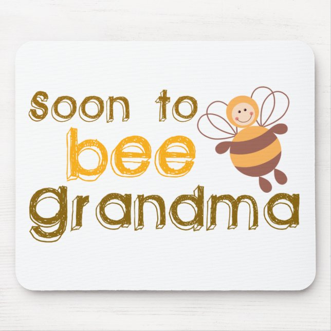 Alfombrilla De Ratón Pronto será la abuela (Frente)
