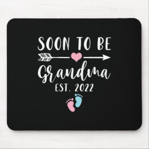 Alfombrilla De Ratón Pronto Será La Abuela 2022 Para La Nueva Abuela