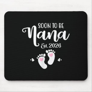 Alfombrilla De Ratón Pronto Será Nana Est. Nana, la bebé graciosa
