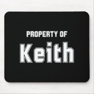 Alfombrilla De Ratón Propiedad De Los Regalos De Keith Funny Bacheloret