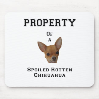 Alfombrilla De Ratón Propiedad de una chihuahua putrefacta estropeada