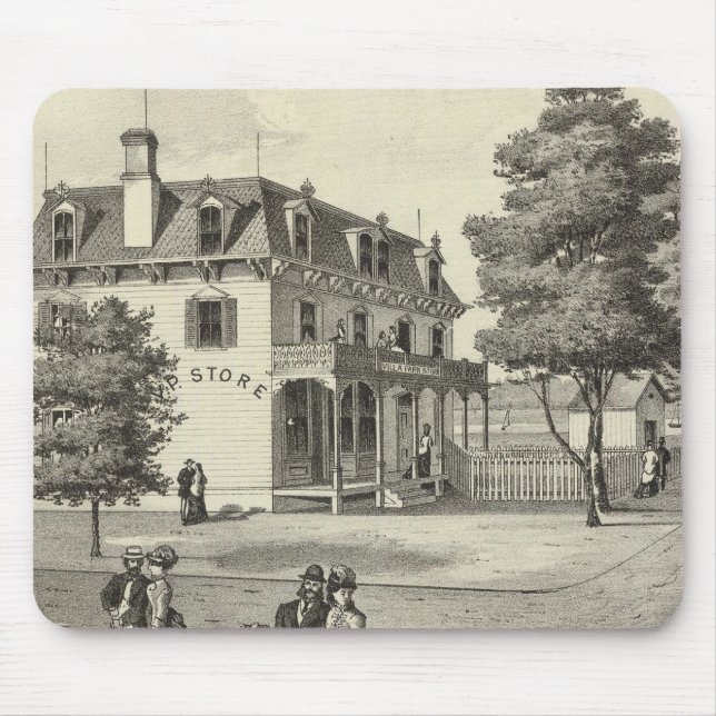 Alfombrilla De Ratón Propiedad de Wm V Reid, Villa Park, NJ (Frente)